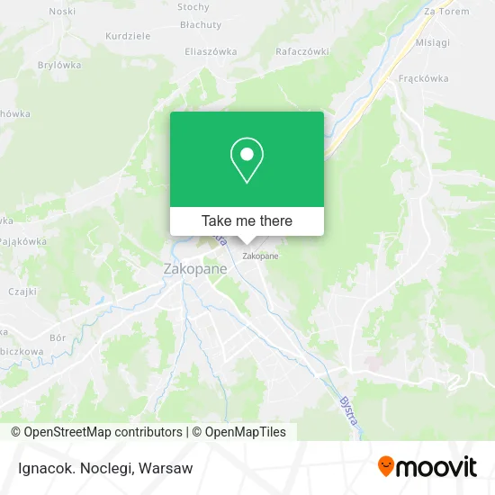 Карта Ignacok. Noclegi