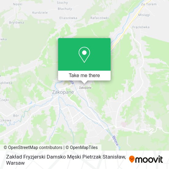 Zakład Fryzjerski Damsko Męski Pietrzak Stanisław map