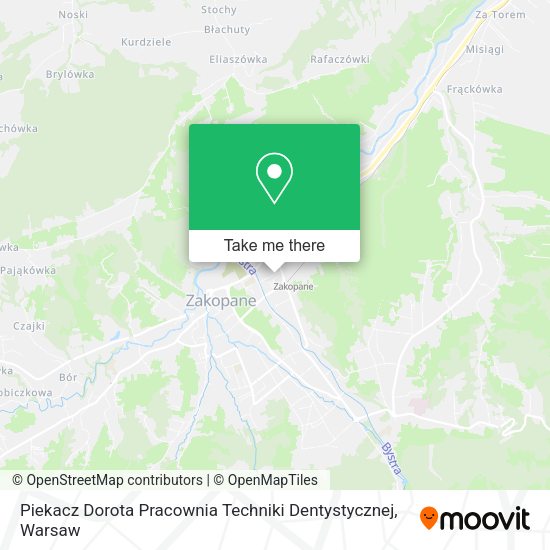 Piekacz Dorota Pracownia Techniki Dentystycznej map