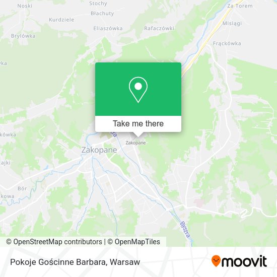 Pokoje Gościnne Barbara map