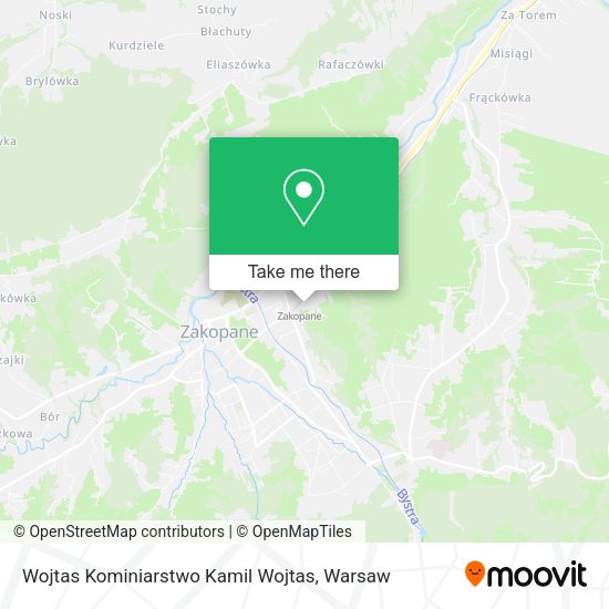 Карта Wojtas Kominiarstwo Kamil Wojtas