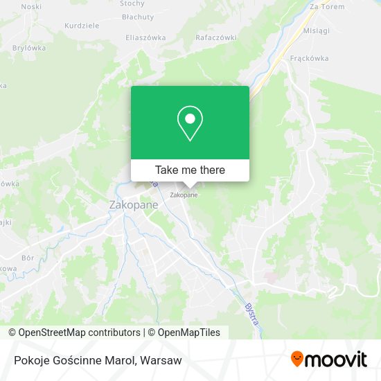 Pokoje Gościnne Marol map