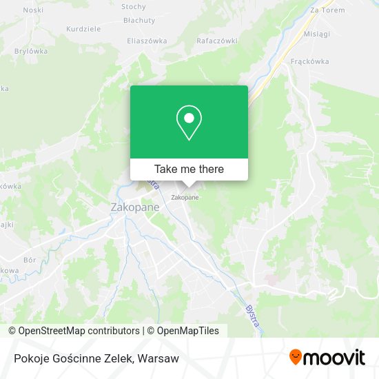 Pokoje Gościnne Zelek map