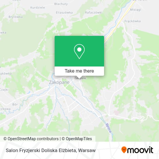 Salon Fryzjerski Doliska Elżbieta map