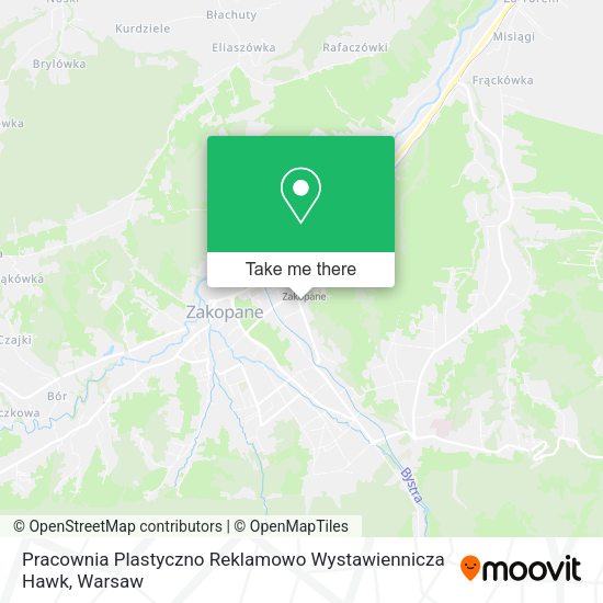 Pracownia Plastyczno Reklamowo Wystawiennicza Hawk map