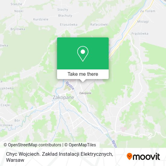 Chyc Wojciech. Zakład Instalacji Elektrycznych map