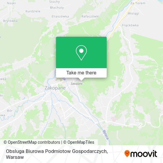 Карта Obsluga Biurowa Podmiotow Gospodarczych