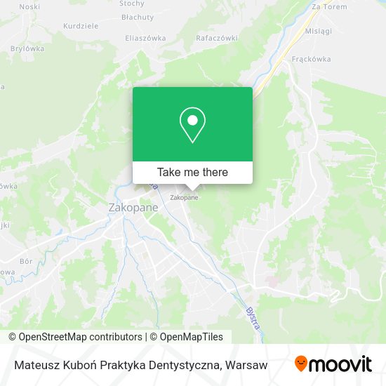 Mateusz Kuboń Praktyka Dentystyczna map