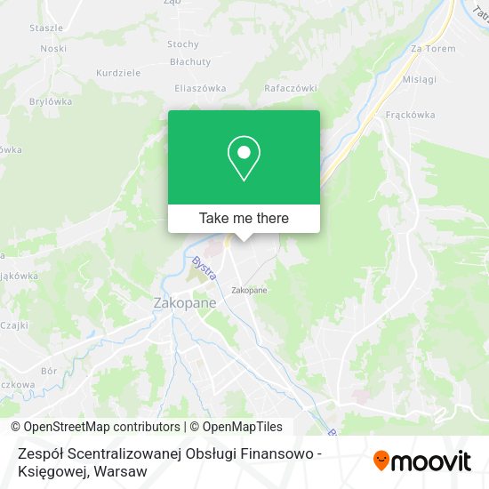 Zespół Scentralizowanej Obsługi Finansowo - Księgowej map