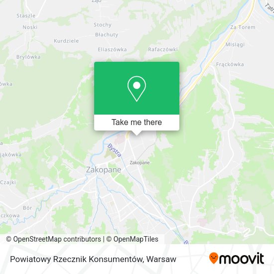 Powiatowy Rzecznik Konsumentów map