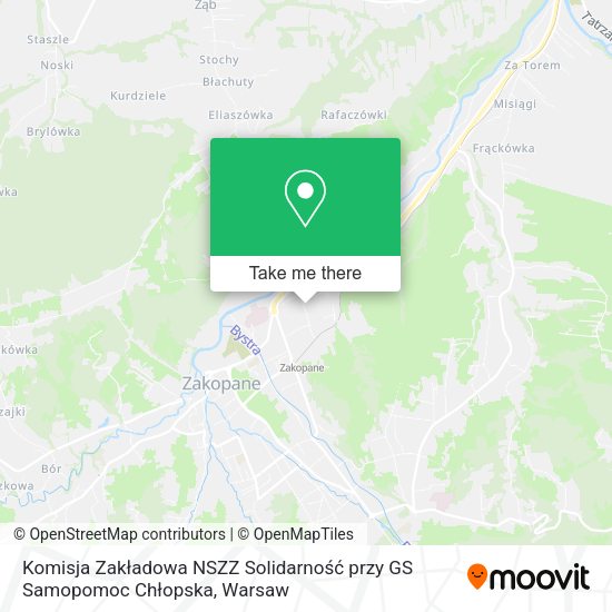 Komisja Zakładowa NSZZ Solidarność przy GS Samopomoc Chłopska map