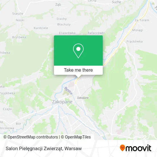 Карта Salon Pielęgnacji Zwierząt