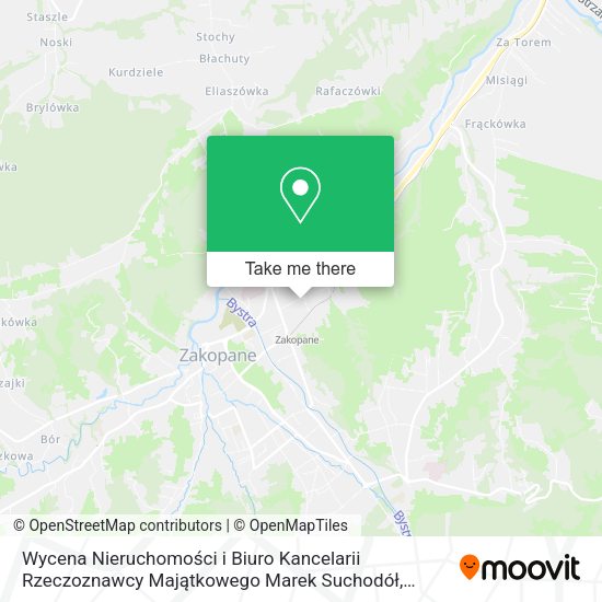 Wycena Nieruchomości i Biuro Kancelarii Rzeczoznawcy Majątkowego Marek Suchodół map