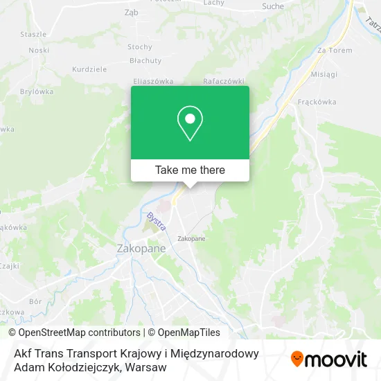 Карта Akf Trans Transport Krajowy i Międzynarodowy Adam Kołodziejczyk