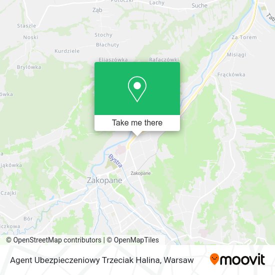 Agent Ubezpieczeniowy Trzeciak Halina map