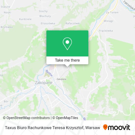 Taxus Biuro Rachunkowe Teresa Krzysztof map