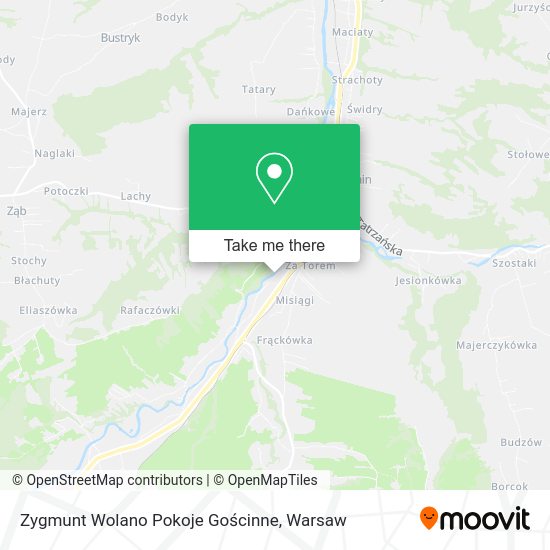 Zygmunt Wolano Pokoje Gościnne map