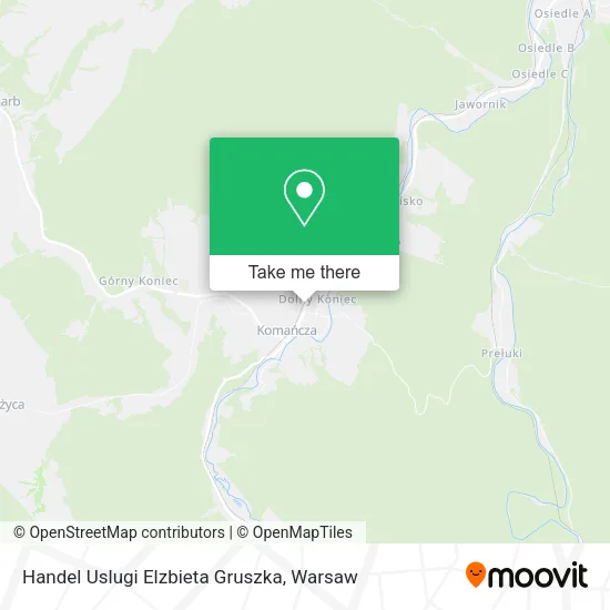 Карта Handel Uslugi Elzbieta Gruszka