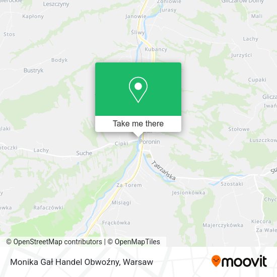 Monika Gał Handel Obwoźny map