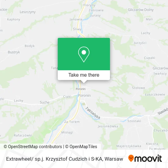Карта Extrawheel/ sp.j. Krzysztof Cudzich i S-KA