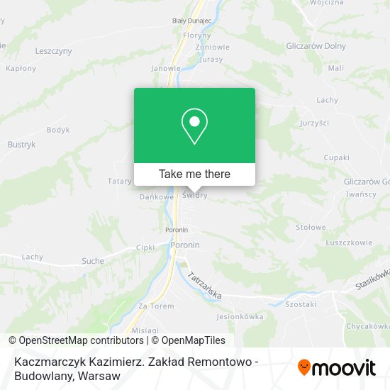 Kaczmarczyk Kazimierz. Zakład Remontowo - Budowlany map