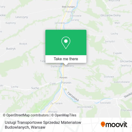 Uslugi Transportowe Sprzedaz Materialow Budowlanych map