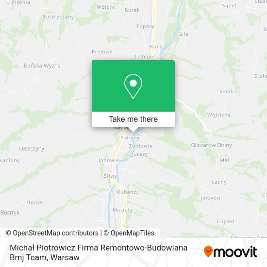 Michał Piotrowicz Firma Remontowo-Budowlana Bmj Team map