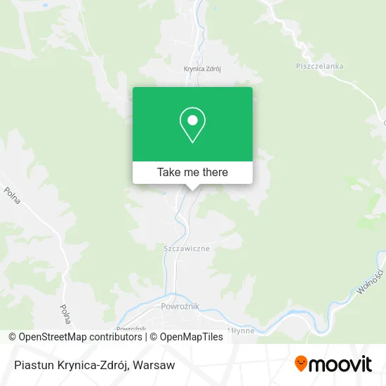 Карта Piastun Krynica-Zdrój