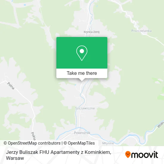 Карта Jerzy Buliszak FHU Apartamenty z Kominkiem