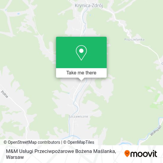 M&M Usługi Przeciwpożarowe Bożena Maślanka map