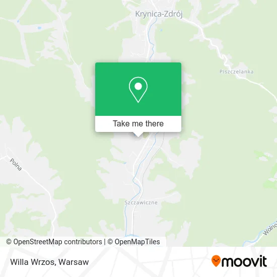 Карта Willa Wrzos