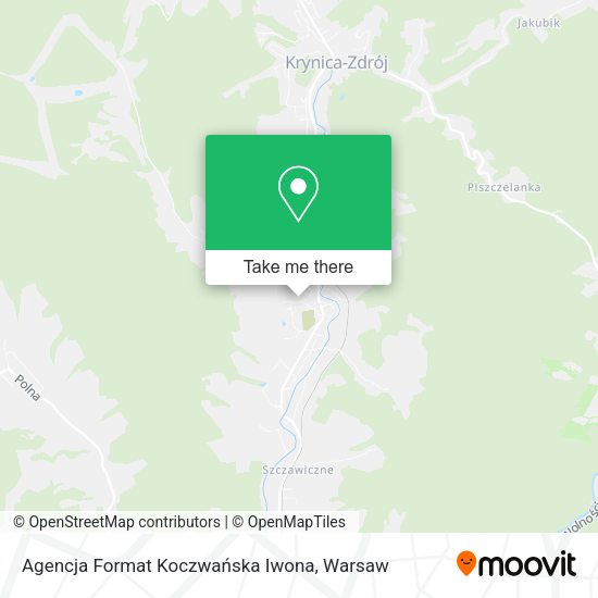 Agencja Format Koczwańska Iwona map