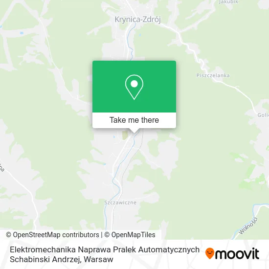 Карта Elektromechanika Naprawa Pralek Automatycznych Schabinski Andrzej