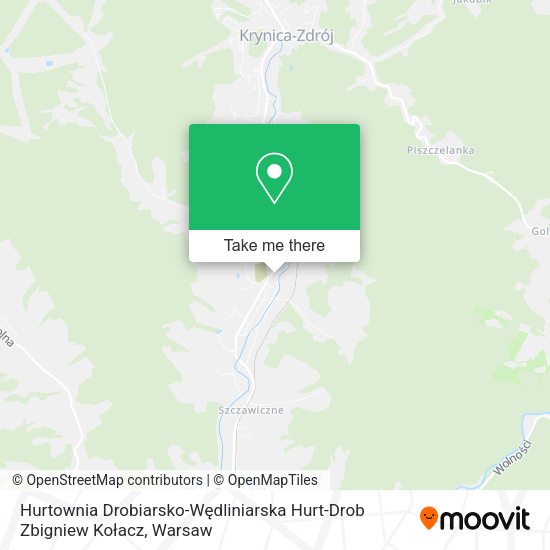 Hurtownia Drobiarsko-Wędliniarska Hurt-Drob Zbigniew Kołacz map