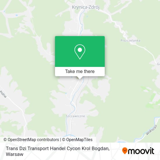 Карта Trans Dzi Transport Handel Cycon Krol Bogdan