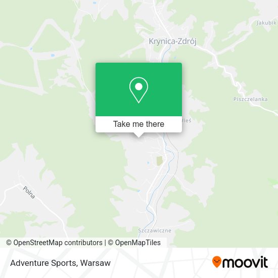 Adventure Sports map