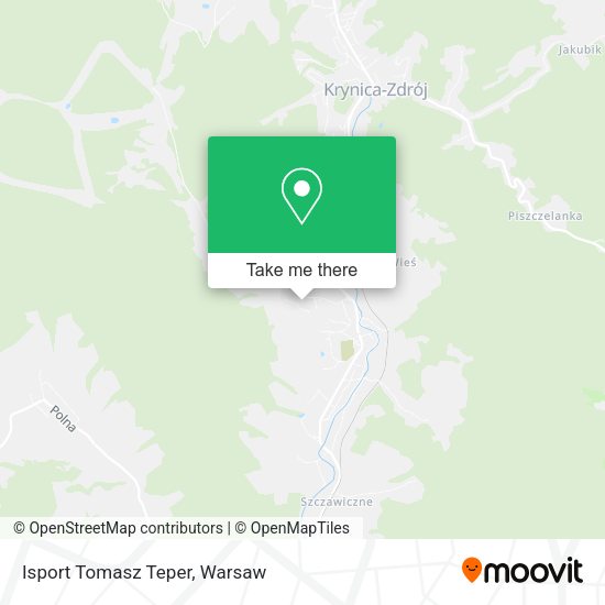 Isport Tomasz Teper map