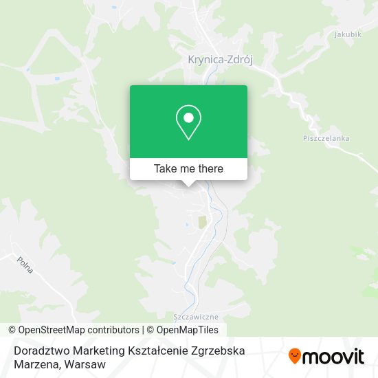 Doradztwo Marketing Kształcenie Zgrzebska Marzena map