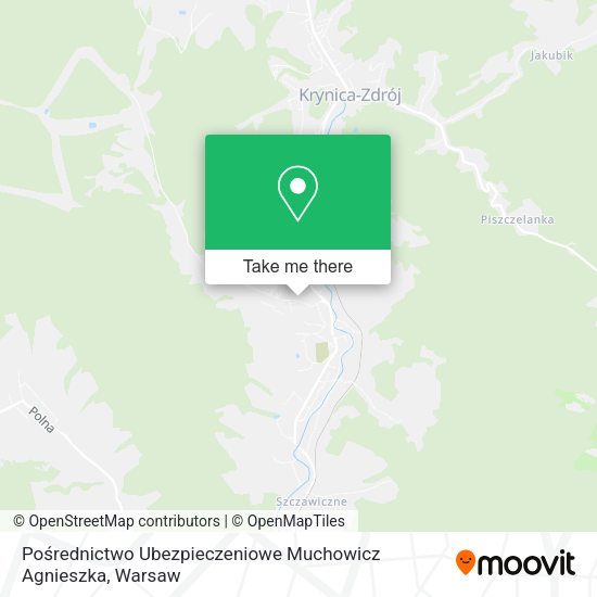 Pośrednictwo Ubezpieczeniowe Muchowicz Agnieszka map