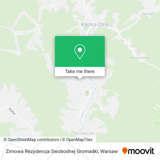 Zimowa Rezydencja Swobodnej Gromadki map