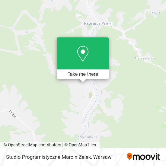 Studio Programistyczne Marcin Zelek map