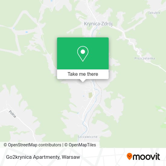 Go2krynica Apartmenty map