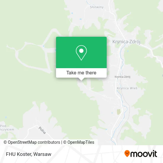 FHU Koster map