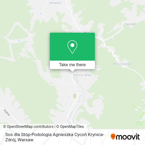 Sos dla Stóp-Podologia Agnieszka Cycoń Krynica-Zdrój map