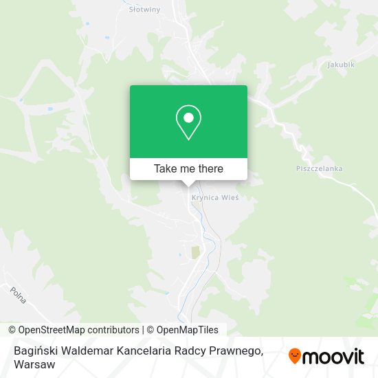 Bagiński Waldemar Kancelaria Radcy Prawnego map