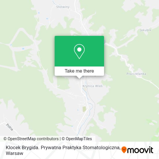 Klocek Brygida. Prywatna Praktyka Stomatologiczna map