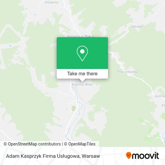 Adam Kasprzyk Firma Usługowa map