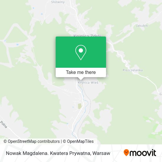 Nowak Magdalena. Kwatera Prywatna map