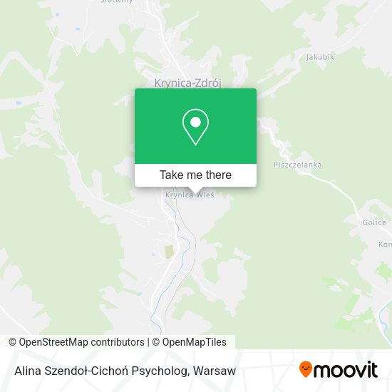 Alina Szendoł-Cichoń Psycholog map