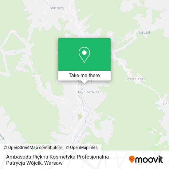 Ambasada Piękna Kosmetyka Profesjonalna Patrycja Wójcik map